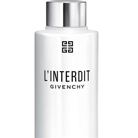 givenchy l interdit body lotion 200ml|givenchy organza body lotion.